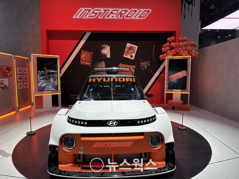 현대차 유럽디자인센터가 제작한 '인스터로이드' 콘셉트카. (사진=정현준 기자)