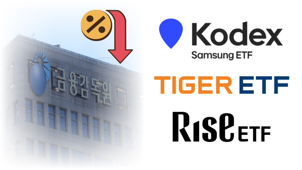 금융당국이 과도한 수수료 경쟁에 대해 주의를 당부하자, 자산운용사들 간 불 붙었던 상장지수펀드(ETF) 보수 인하 경쟁이 차갑게 식었다. (그래픽=박성민 기자)