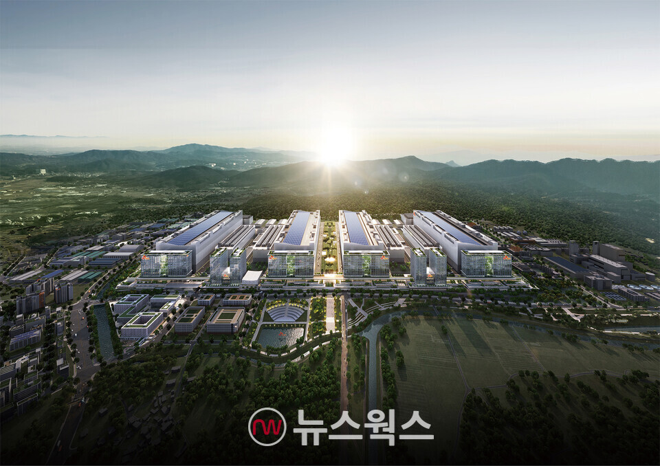 용인 반도체 클러스터 조감도. (사진제공=SK하이닉스)