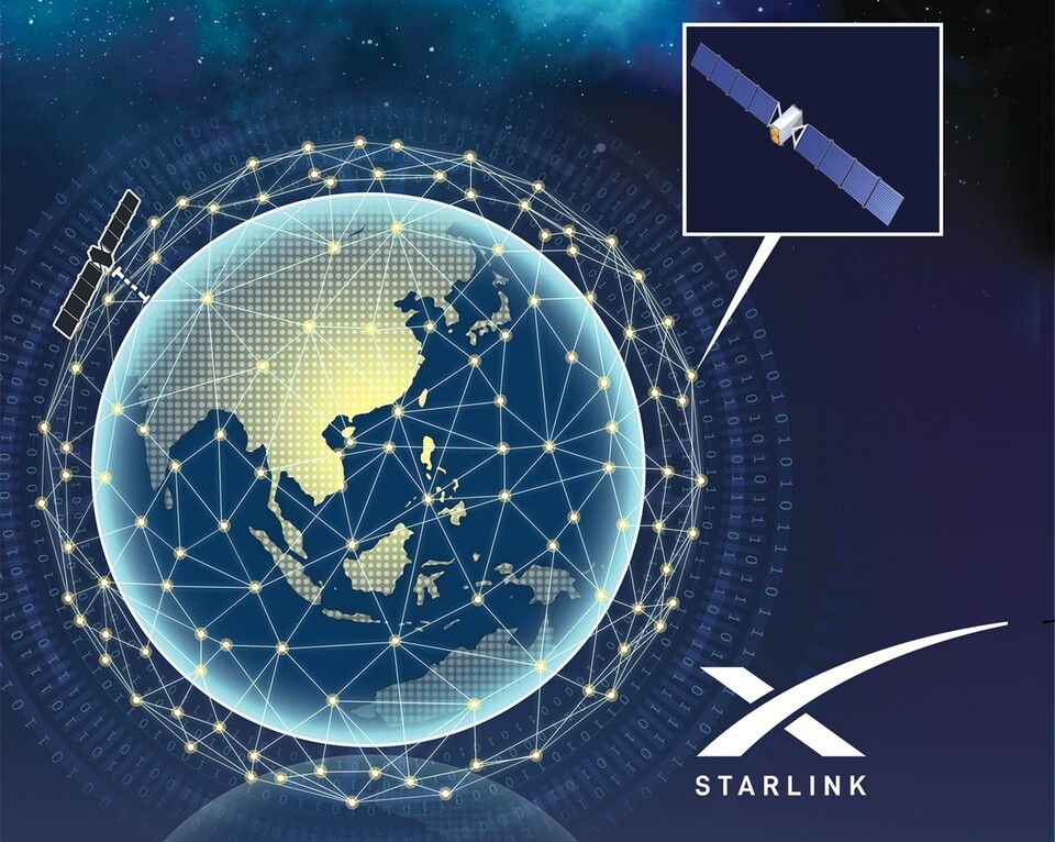스타링크 위성통신 (출처=스타링크 홈페이지 캡처)