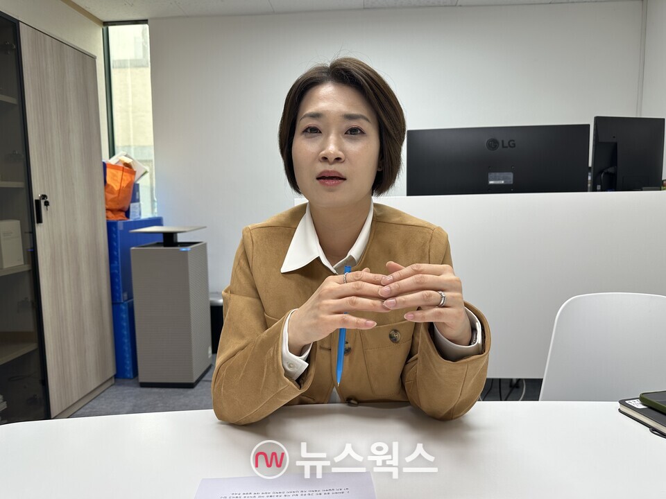 김주희 서울청년기지개센터장이 센터의 목표에 대해 설명하고 있다. (사진=정현준 기자)