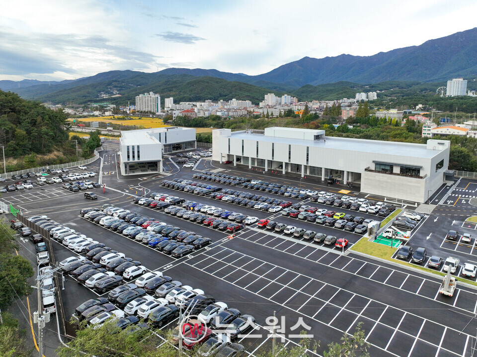 경남 양산 하북면에 있는 ‘현대 인증 중고차 상품화센터’. (사진제공=현대차)