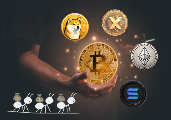 투자자들의 자금이 가상화폐 시장으로 옮겨가고 있다. (출처=미리캔버스)