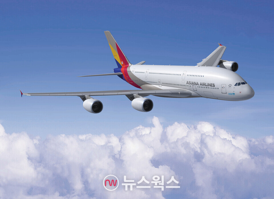아시아나항공 'A380'. (사진제공=아시아나항공)