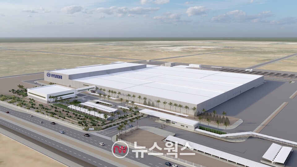 현대차 사우디 생산법인(HMMME) 공장 조감도. (사진제공=현대차)