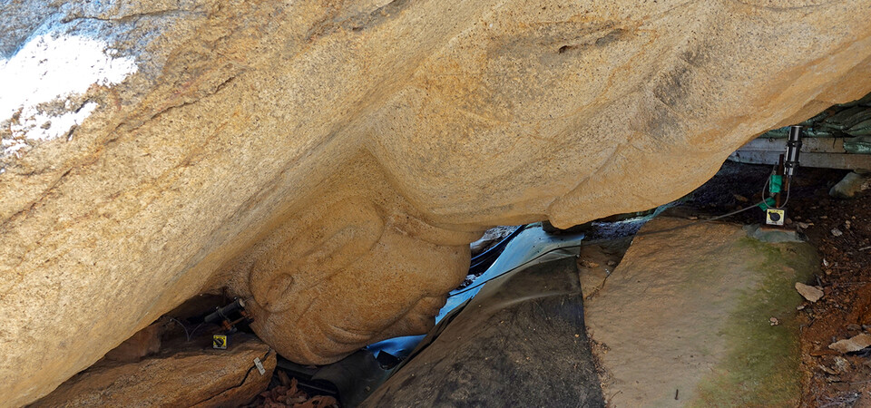 열암곡 마애불상. (사진제공=경주시)