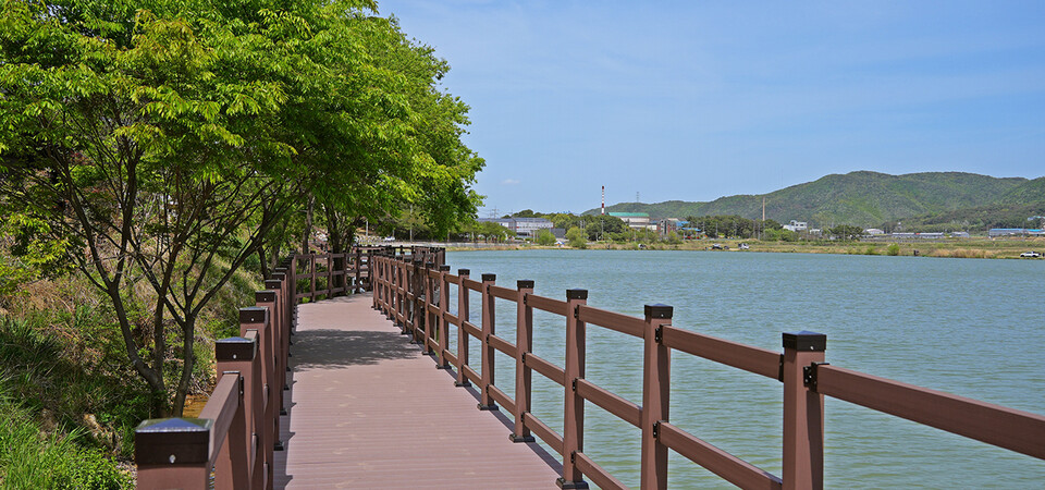 성지지 둘레길. (사진제공=경주시)
