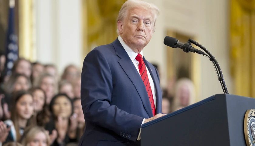 도널드 트럼프 미국 대통령이 최근 의회에서 연설하고 있다. (출처=도널드 트럼프 페이스북)