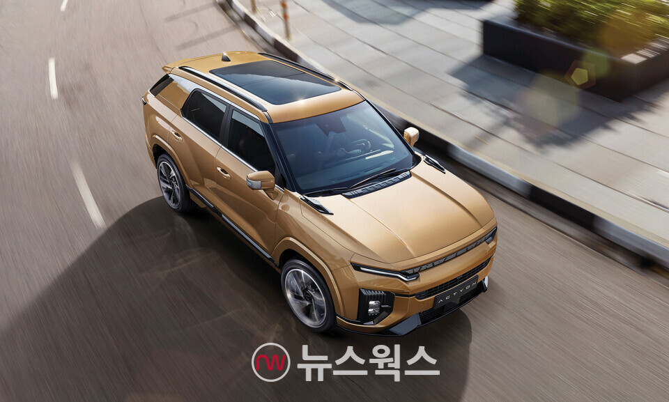 KG모빌리티(KGM)의 도심형 스포츠유틸리티차(SUV) '액티언'. (사진제공=액티언)