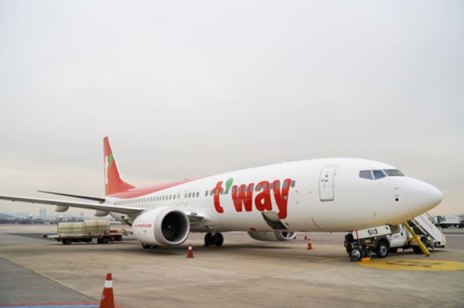 티웨이항공 여객기 (사진제공=티웨이항공)
