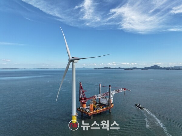전남해상풍력 1단지. (사진제공=SK이노베이션 E&S)