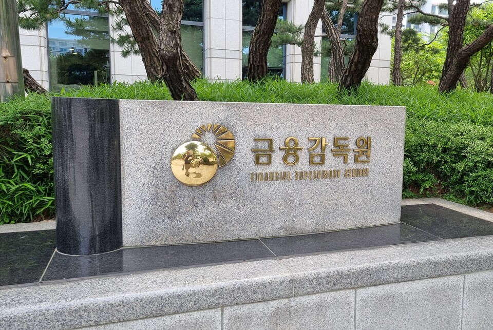 금융감독원 표지석. (사진=손일영 기자)