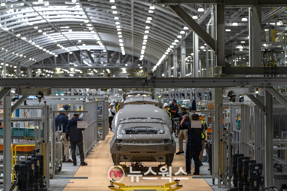 HMGMA에서 '아이오닉 5'가 생산되고 있다. (사진제공=현대차그룹)