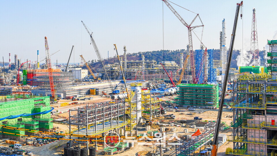 울산시 온산국가산업단지 내 에쓰오일 샤힌 프로젝트 공사 현장. 본문과 관련 없음. (사진제공=에쓰오일)