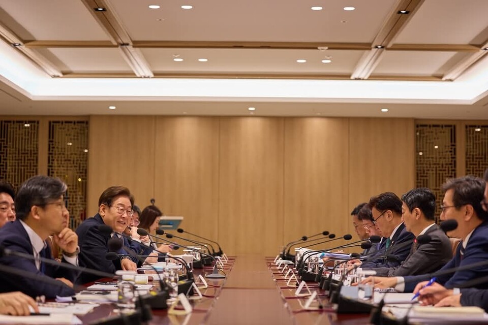 이재명 대통령은 13일 5대 그룹 재계 총수 및 경제단체장들과 첫 만남을 가진다. (출처=이 대통령 SNS)