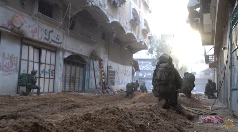 이스라엘군이 가자기구에서 하마스와 교전하고 있다. (출처=IDF 홈페이지)