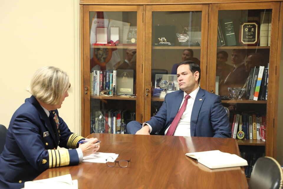 마코 루비오(오른쪽) 미국 국무장관. (출처=마코 루비오 페이스북)