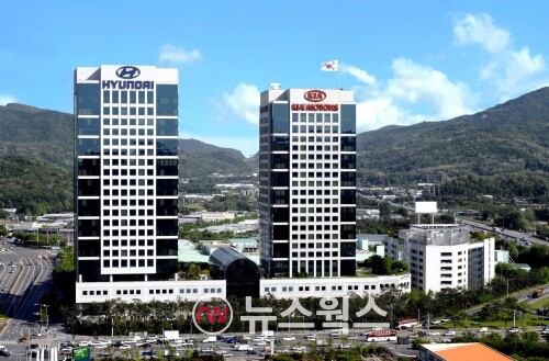 현대자동차 및 기아 양재동 사옥. (사진제공=현대자동차그룹)