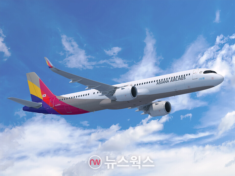 아시아나항공 'A321neo' 항공기. (사진제공=아시아나항공)