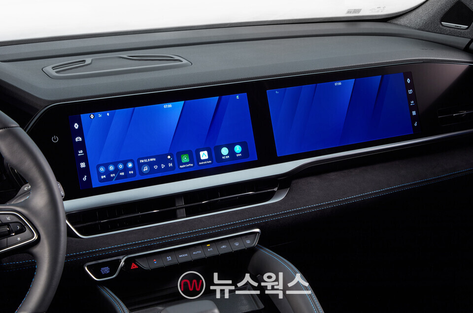 르노코리아 그랑 콜레오스 'openR 파노라마 스크린'. (사진제공=르노코리아)