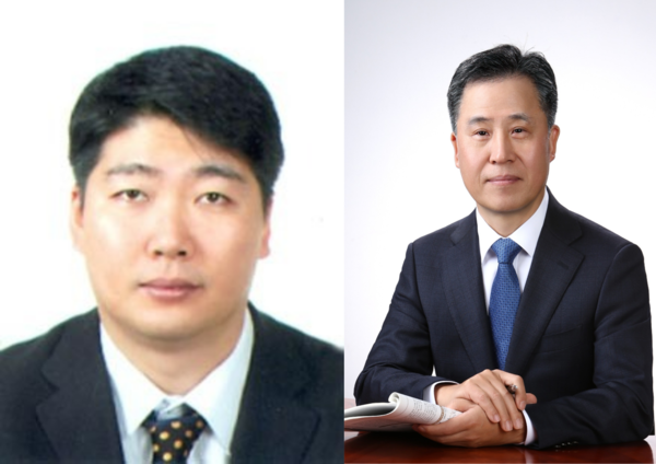 김종민(왼쪽) 메리츠증권 대표와 장원재 대표. (사진제공=메리츠증권)