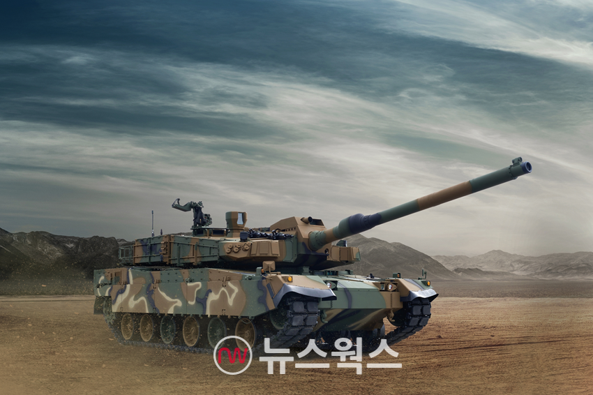 'K2 전차'. (사진제공=현대로템)