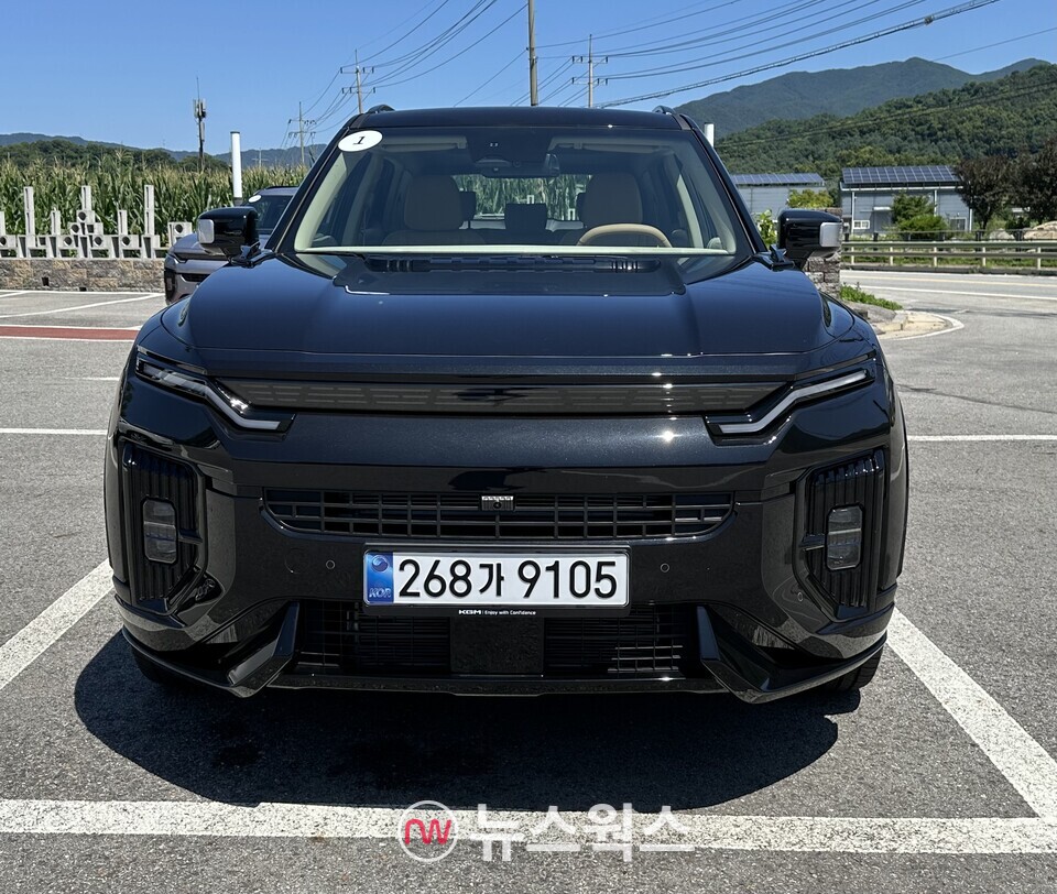 KGM의 두 번째 하이브리드 스포츠유틸리티차(SUV) '액티언 하이브리드'. (사진=정현준 기자)