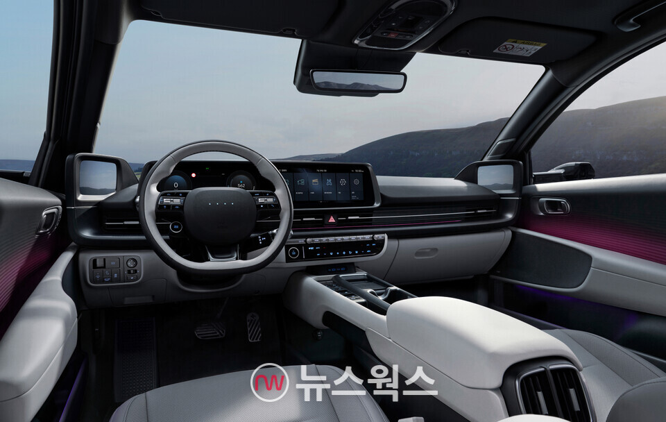 현대자동차 '더 뉴 아이오닉 6' 실내. (사진제공=현대차)