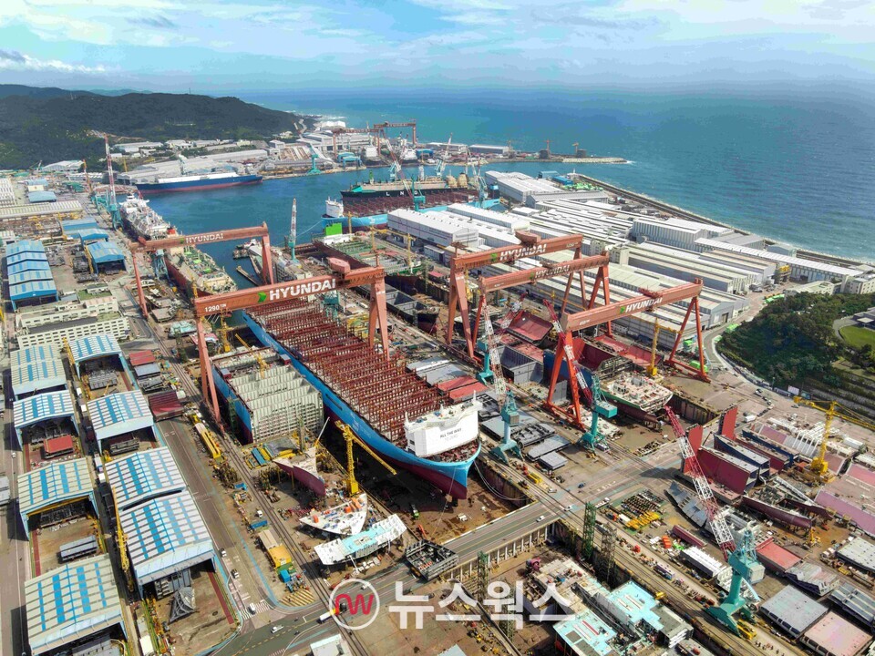 HD현대중공업 야드. (사진제공=HD현대중공업)