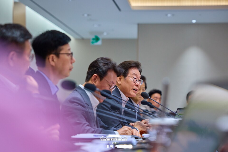 이재명 대통령이 30일 오전 용산 대통령실 청사에서 국무회의를 주재하고 있다. (출처=대통령실 홈페이지)