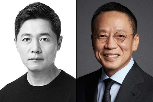 조창현(왼쪽) 현대카드 대표와 정태영 현대카드 부회장. (사진제공=현대카드)