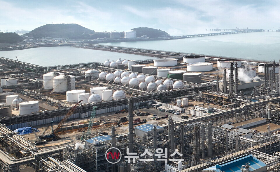 충남 서산시 LG화학 HVO 공장 건설 현장. (사진제공=LG화학)
