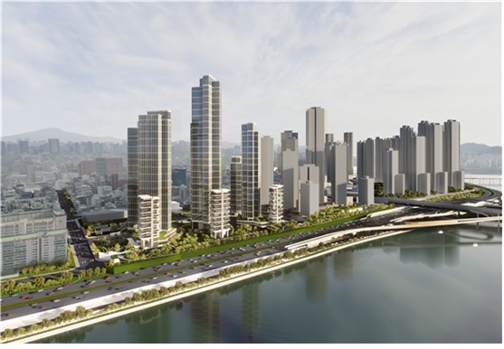 압구정 5구역 정비계획 조감도 (그림제공=서울시)