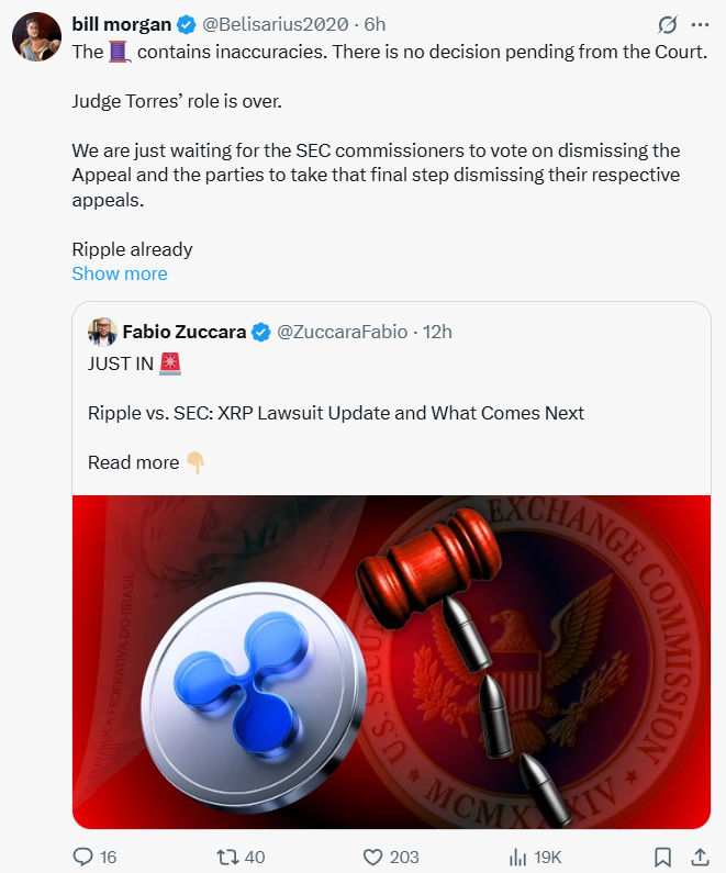 (출처=빌 모건 엑스)