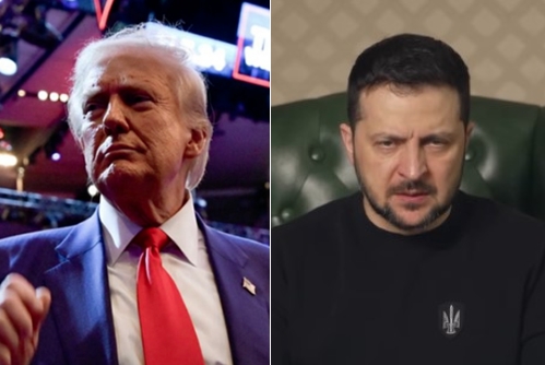 도널드 트럼프(왼쪽) 미국 대통령과 볼로디미르 젤렌스키 우크라이나 대통령. (출처=도널드 트럼프·볼로디미르 젤렌스키 SNS)