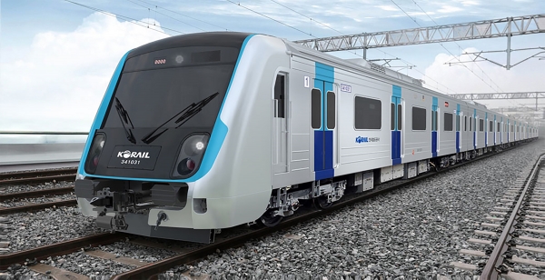 수도권 4호선 전동차 조감도. (사진제공=현대로템)