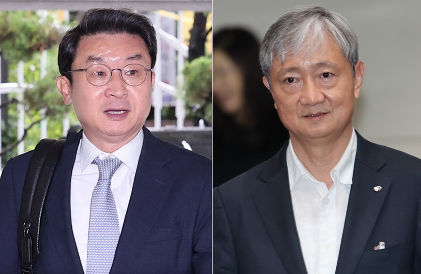 이억원(왼쪽) 금융위원회 위원장 후보자와 이찬진 금융감독원장. (사진=뉴스1)