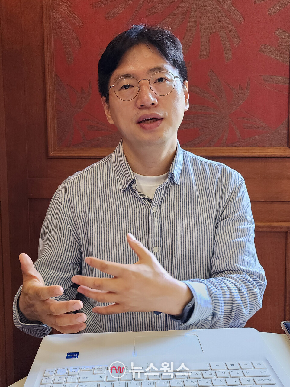 김용태 티맥스ANC CTO는 "회사가 흔들린 적은 있지만 '기술 독립'이란 운영 철학에 대해서는 한 번도 흔들림이 없었고 앞으로도 그럴 것"이라며 기술 개발 의지를 강조했다. (사진=박광하 기자)