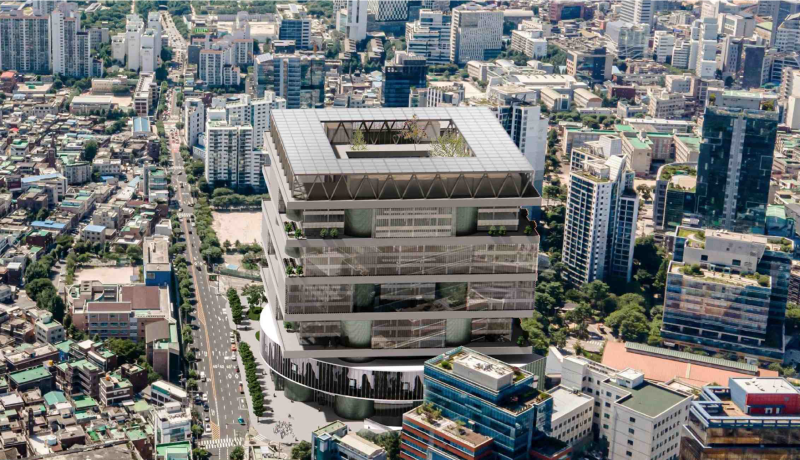 성수동 사옥 조감도 (사진제공=크래프톤)