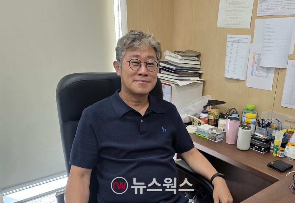 안기현 한국반도체산업협회 전무가 협회의 역할에 대해 소개하고 있다. (사진=채윤정 기자)