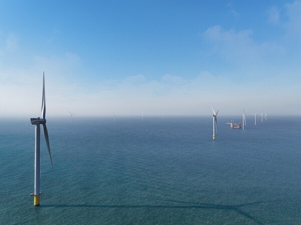 자은도 일원 전남해상풍력 해상풍력발전단지. (사진제공=신안군청)