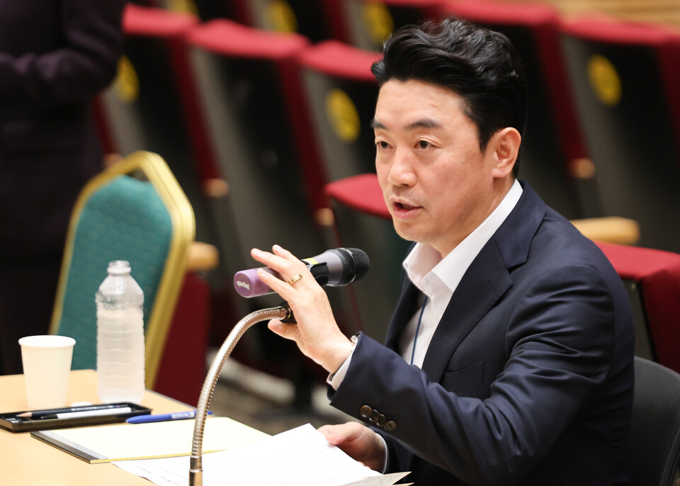 강훈식 대통령 비서실장이 19일 서울 용산 대통령실 청사에서 열린 기자간담회에서 발언하고 있다. (사진=뉴스1)