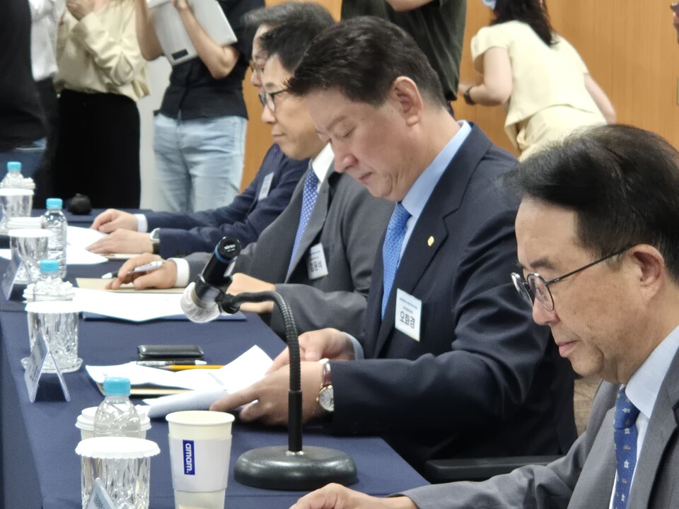 오화경 저축은행중앙회장. (사진=정희진 기자)