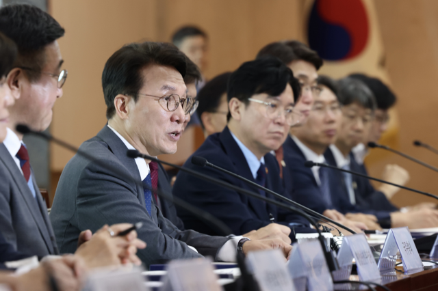 5일 ‘2025년 아시아태평양경제협력체(APEC) 정상회의 준비위원회’ 제8차 회의가 김민석 국무총리(준비위원장) 주재로 정부서울청사에서 열리고 있다. (사진제공=경북도)