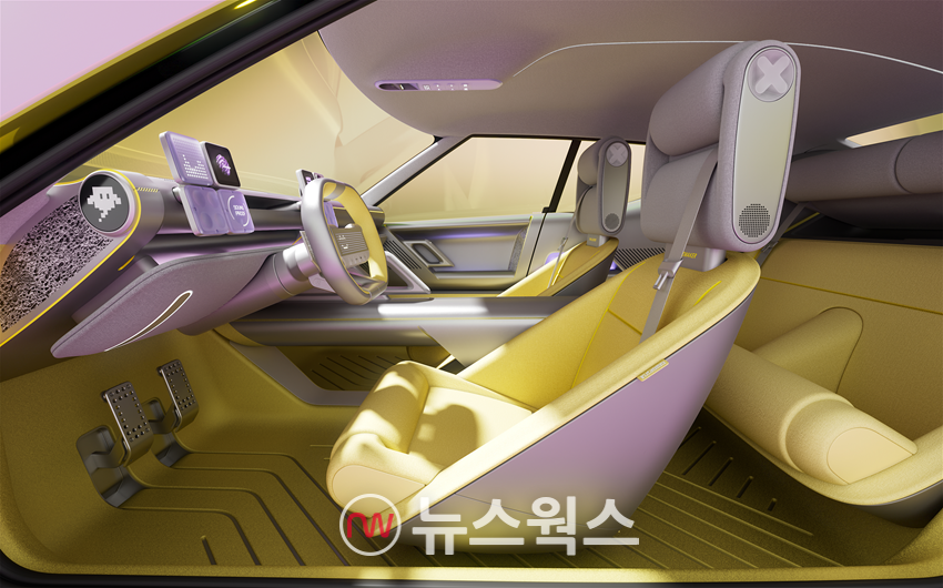 현대차 '콘셉트 쓰리(Concept THREE)' 내관. (사진제공=현대자동차)