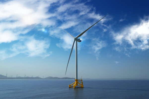 영광 약수 해상풍력 발전현장. (사진제공=전남개발공사)