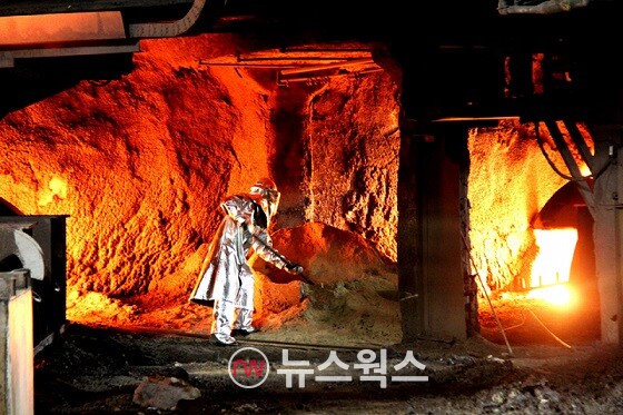 포항제철소 철강 공정. (사진제공=포스코)