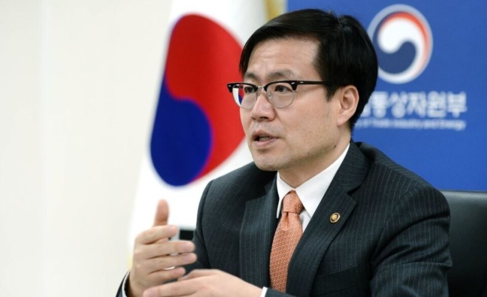 여한구 통상교섭본부장. (사진제공=산업부)