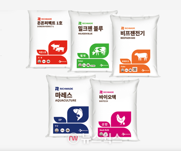 CJ피드앤케어가 생산하는 사료 제품. (사진제공=CJ제일제당)