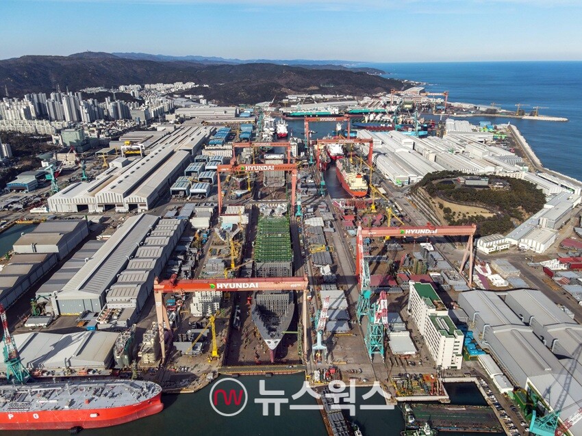 HD현대중공업 울산 야드 전경. (사진제공=HD현대)